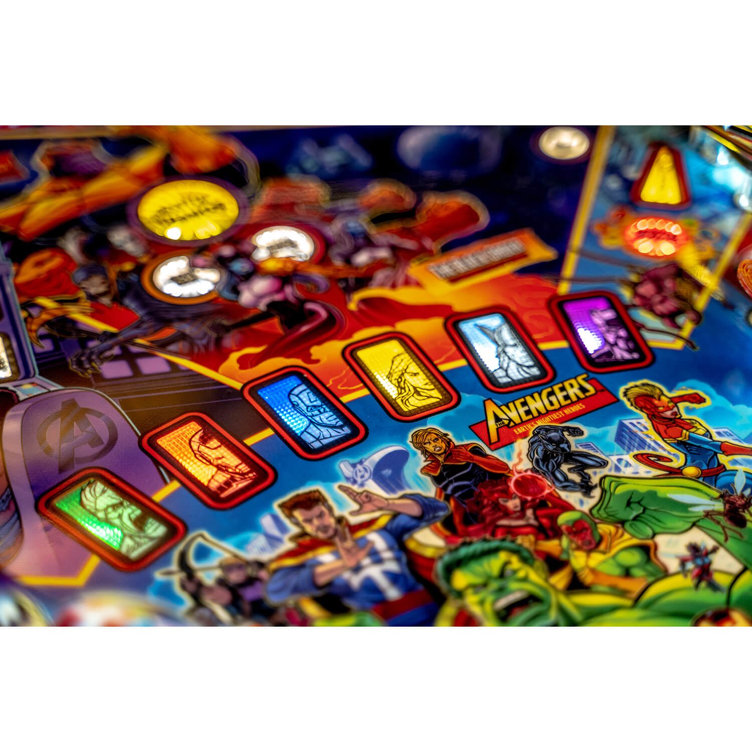 Avengers: Infinity Quest Premium Pinball Machine by Stern