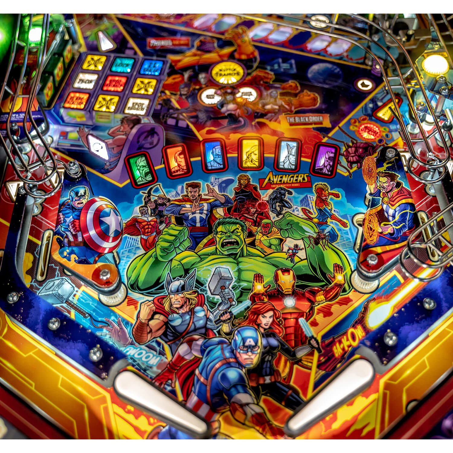Avengers: Infinity Quest Premium Pinball Machine by Stern